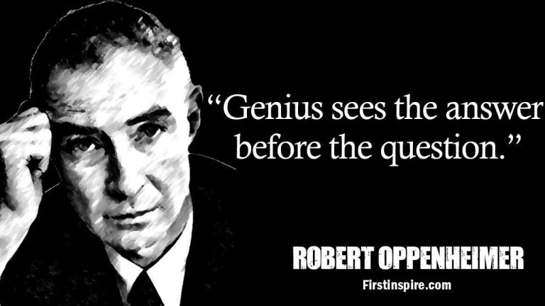 29 Famous J Robert Oppenheimer Quotes