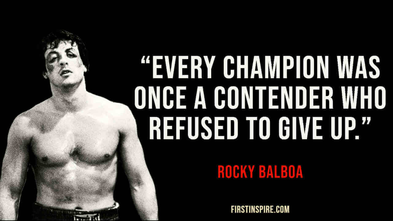 33 Best Sylvester Stallone Quotes | Firstinspire - Stay Inspired